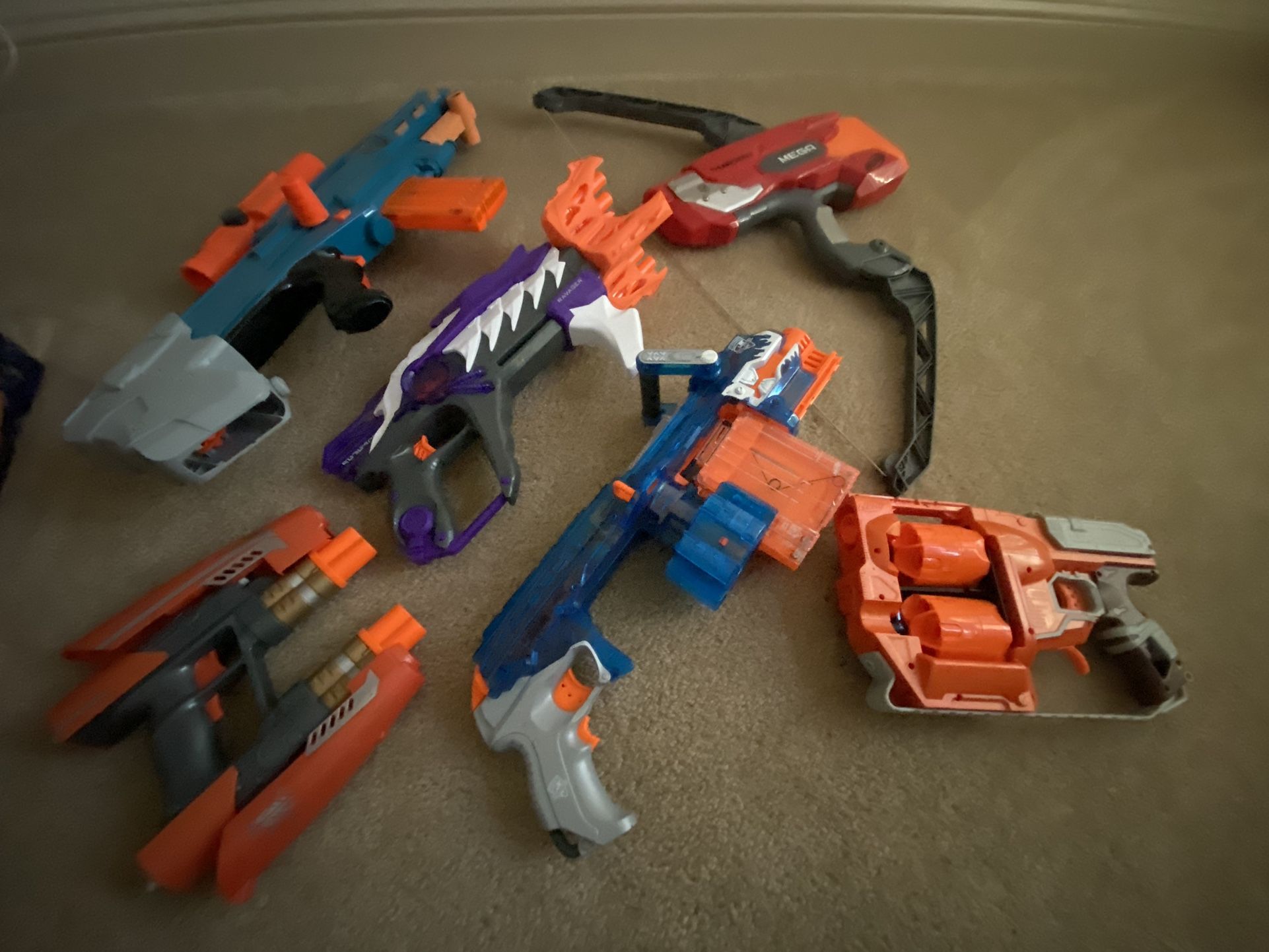 Nerf Gun Set With Storage Case 