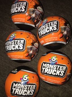 Glow In The Dark Monster Truck 5 Surprises Brand New $5 Each