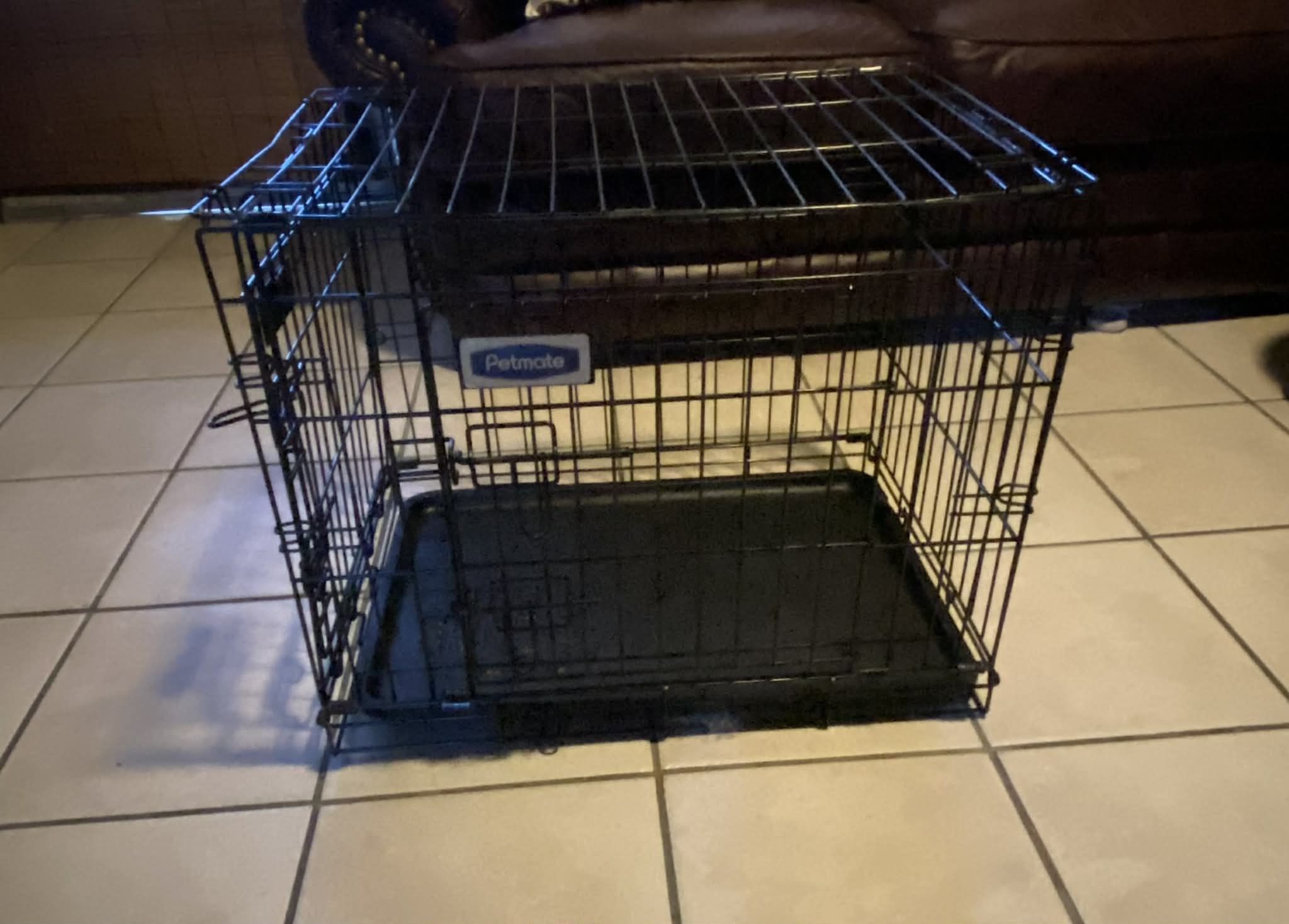 Folding Metal Crate Double Door