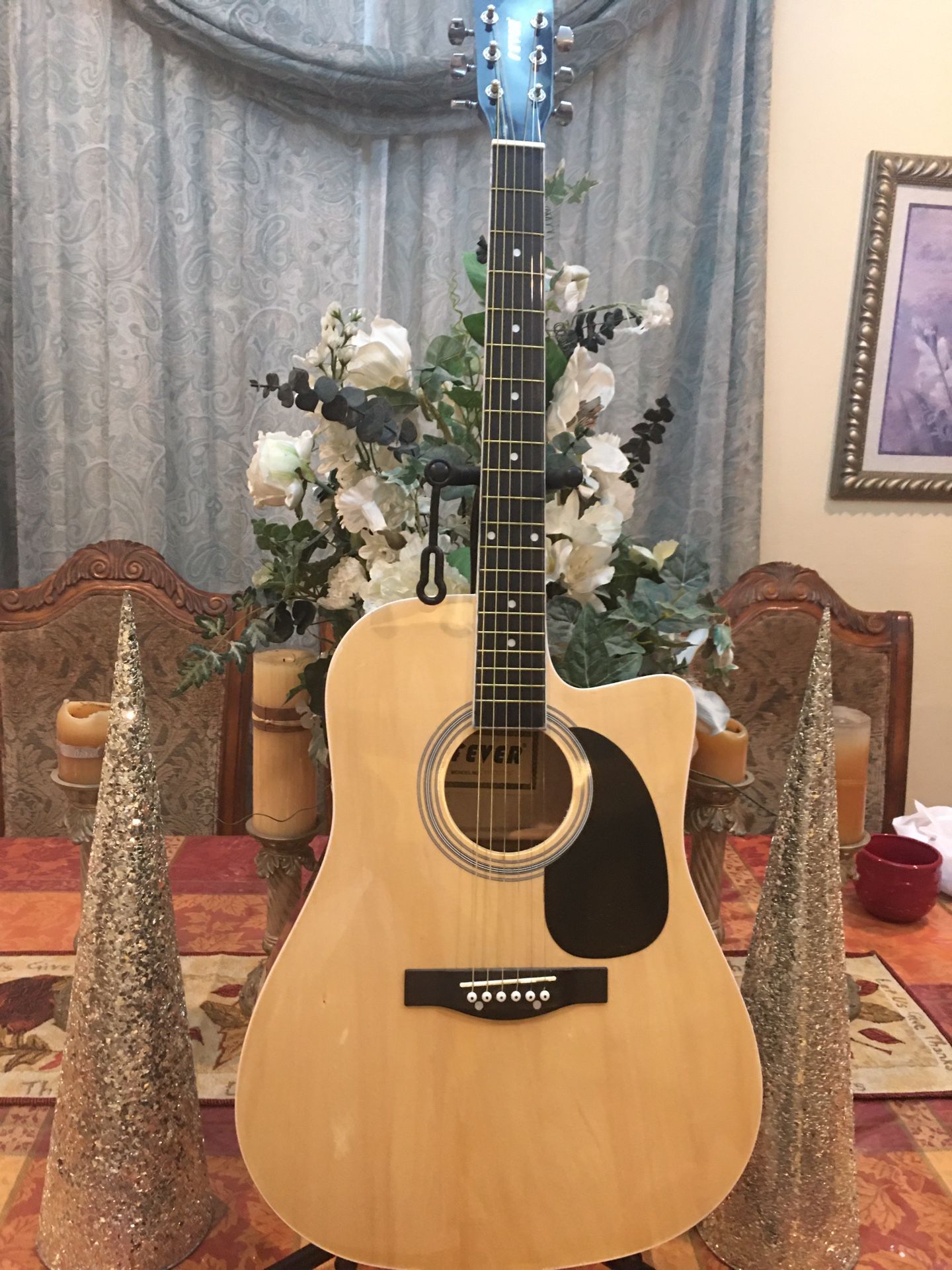 Fever electric acoustic guitar