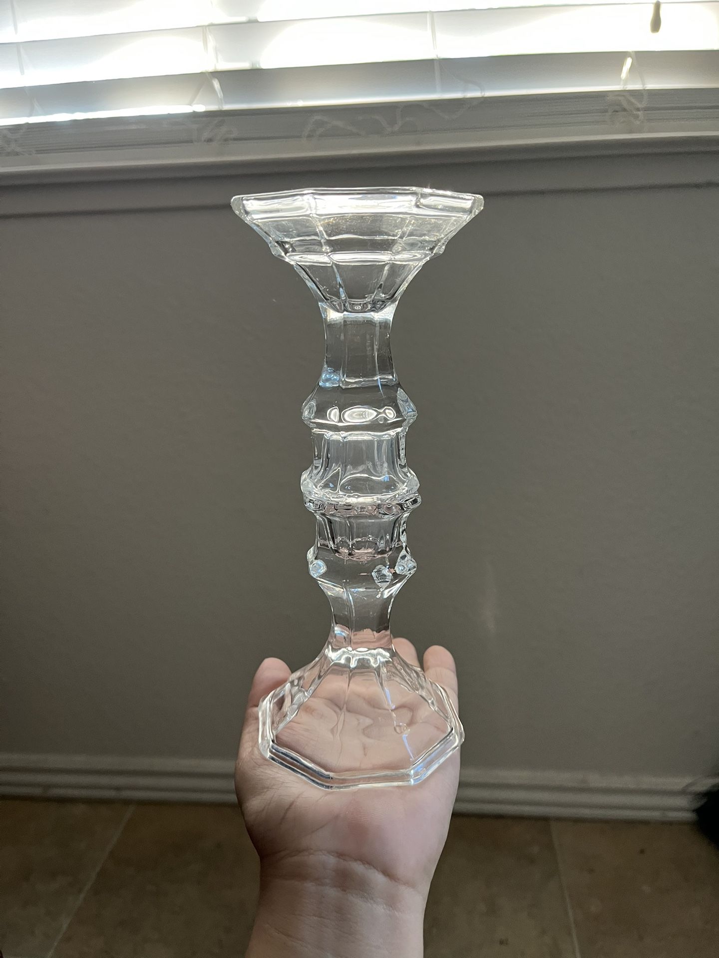Glass Candle Holder