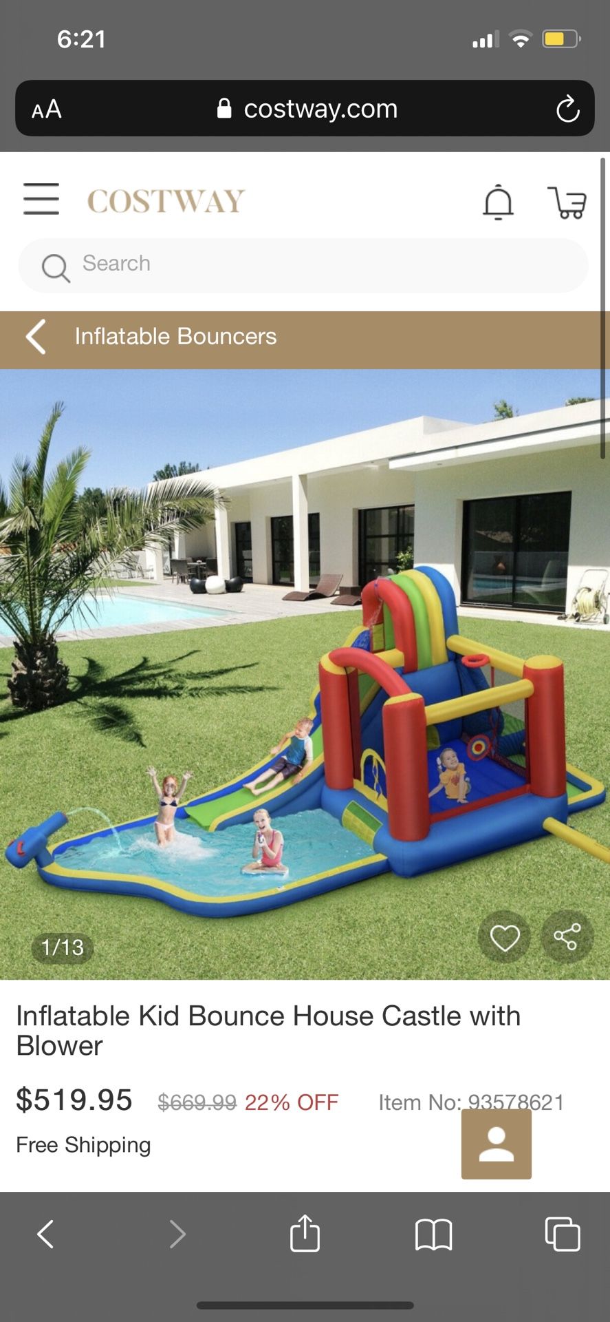 kids Water Jumper With Blower