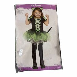 Cat Dress Girl’s Child’s Halloween Costume. Size 3t/4t (New) *Dress *Headband.