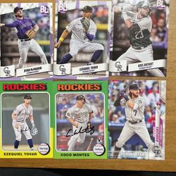 COLORADO ROCKIES 12 CARD LOT 