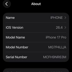 iPhone 17 Pro 512GB Orange Like New