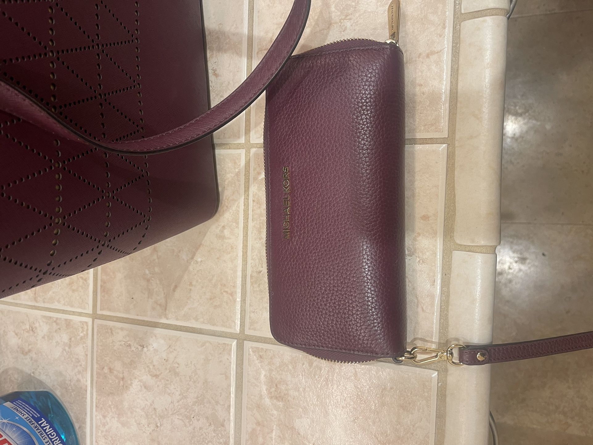 Michael Kors Purse And Matching Wallet