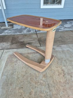 Over the bed hospital table