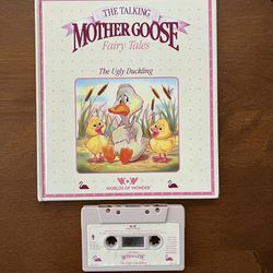 Worlds of Wonder, Talking Mother Goose The Ugly Duckling Book & Cassette Tape  You will receive the book and cassette tape. Tape has not been tested. 