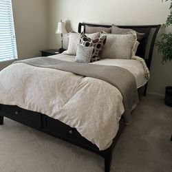 Queen Mahogany Bed Frame