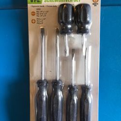 6 Piece Screwdriver Set 