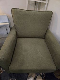 Comfortable accent chair- sage green