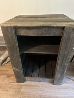 Solid Wood End Table