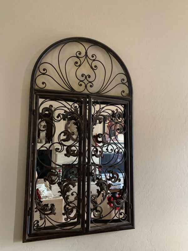 Wrought iron mirror wall decor for Sale in Mesa, AZ OfferUp
