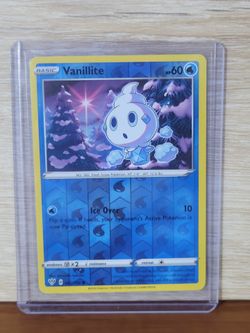 Vanillite - Pokémon TCG Card Reverse Holographic  - Mint