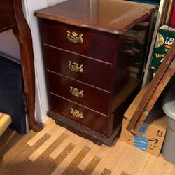 Wood Filing Cabinet