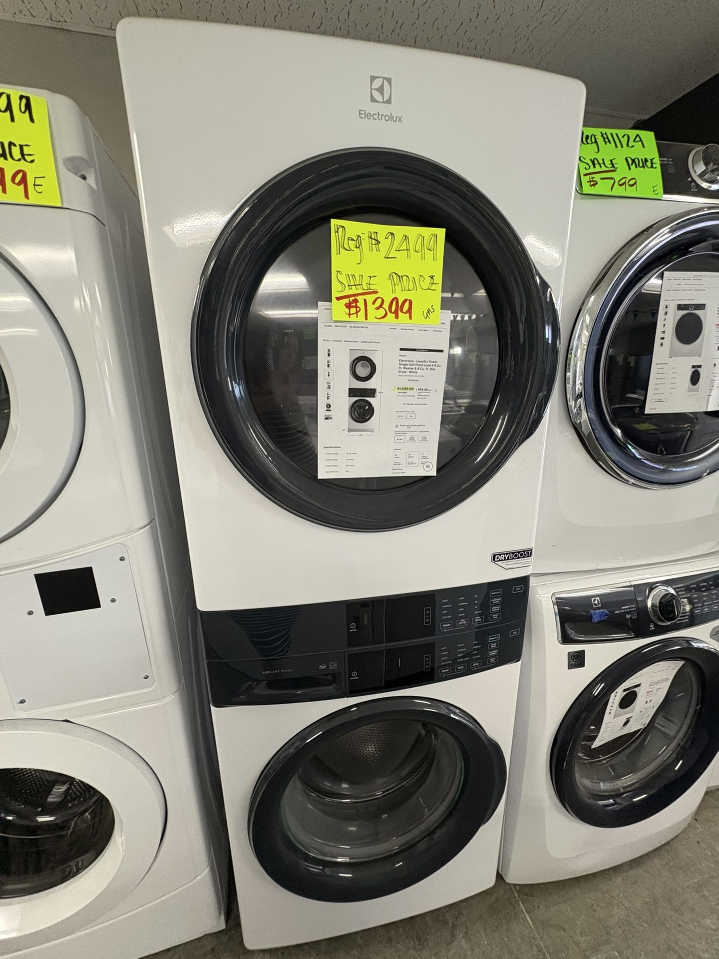 Electrolux Washtower Gas On Sale