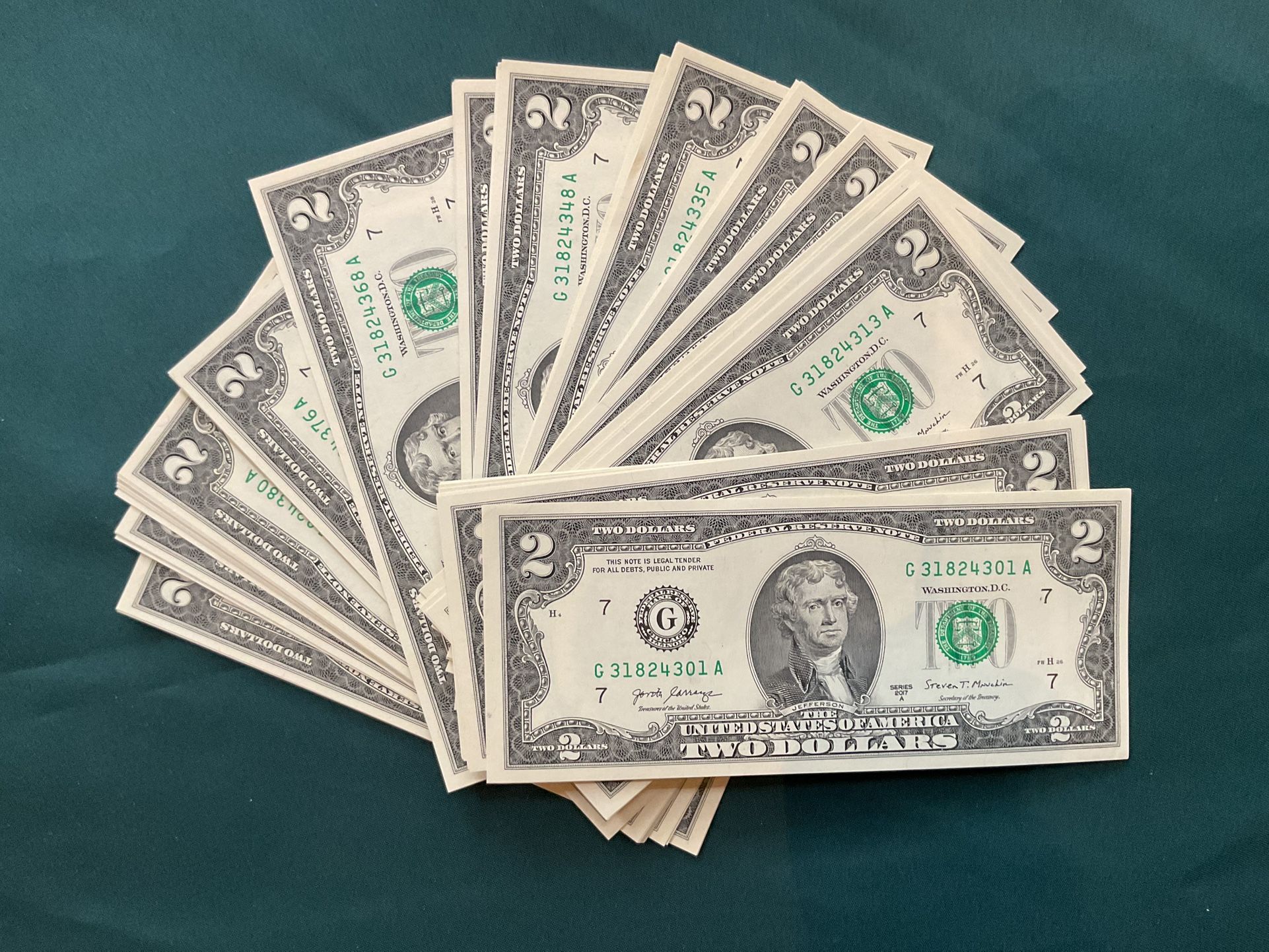 100 Billetes Serie Consecutiva