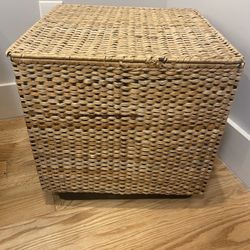Cube Wicker Basket