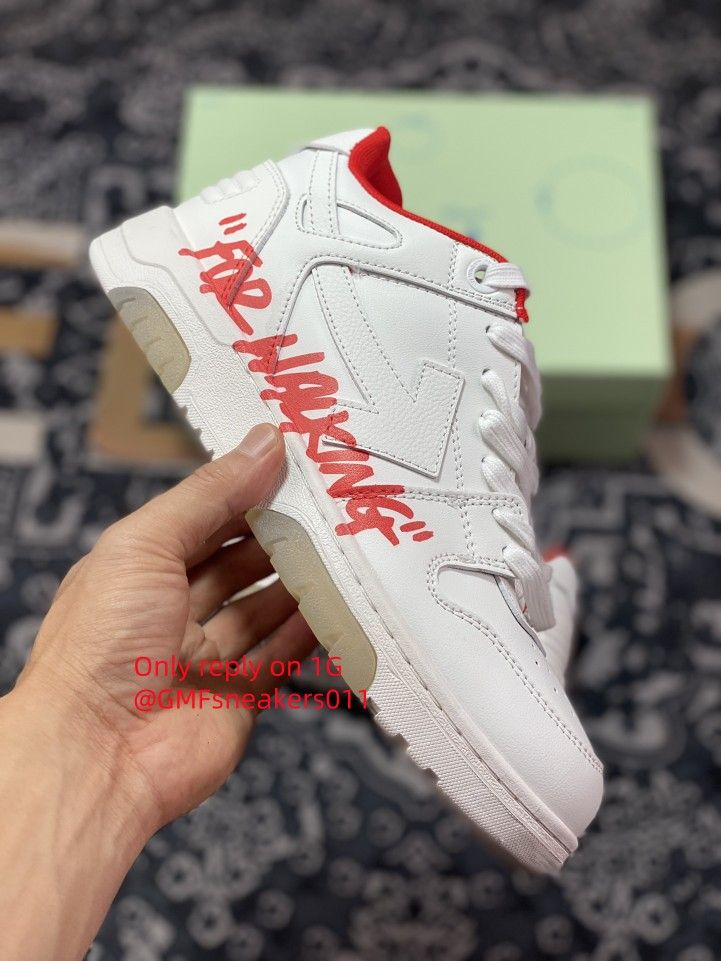 Off-Whiteâ„¢ co Virgil Abloh Out Of Office Low-top Leather SneakersOOO 11