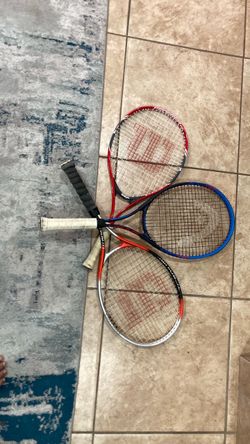 Set of 3 Wilson Tennis Rackets