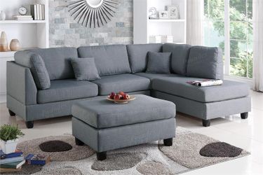Reversible Sectional & Ottoman