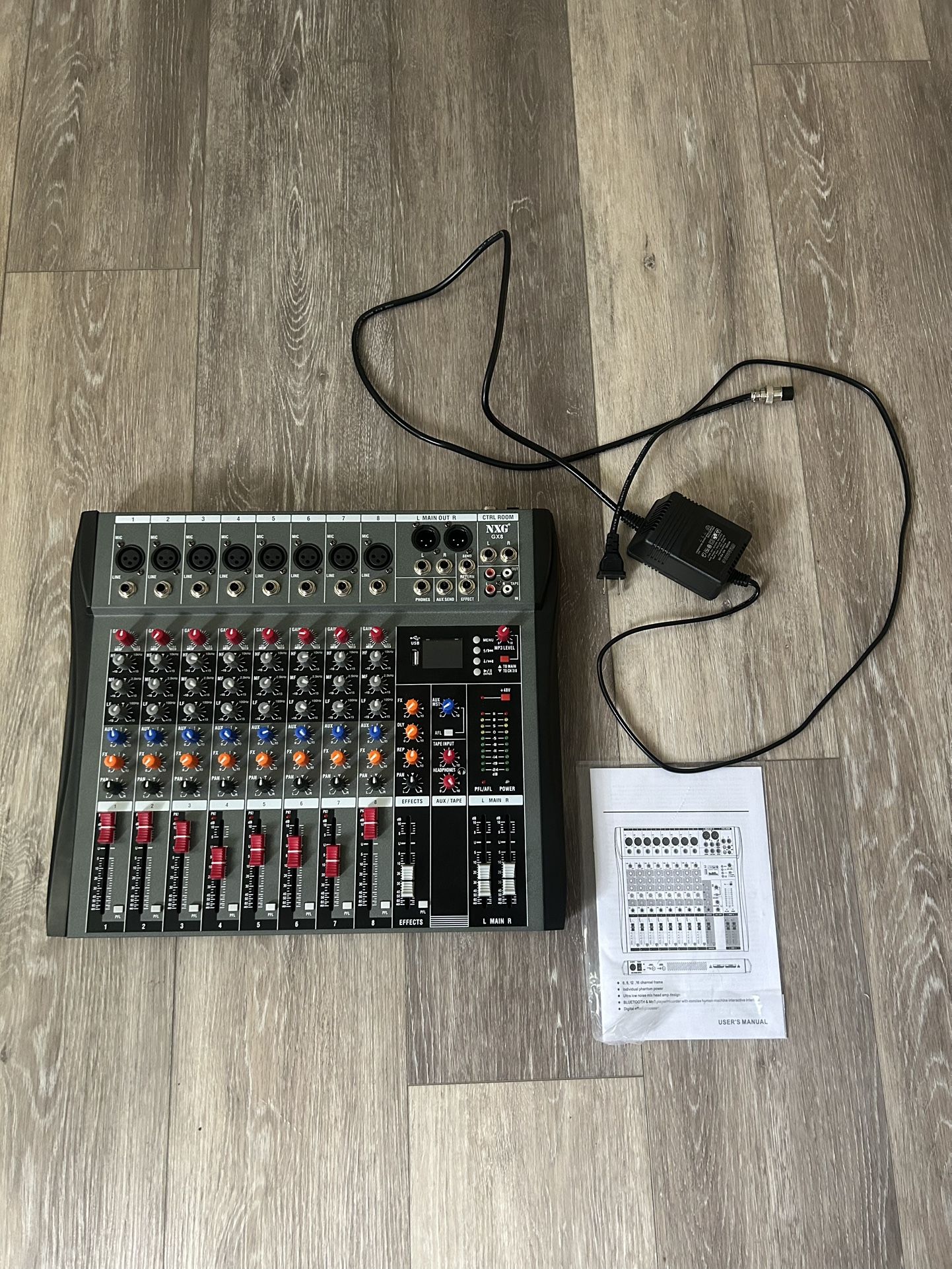 BRAND NEW NXG AUDIO MIXER CONSOLE NEVER USED!