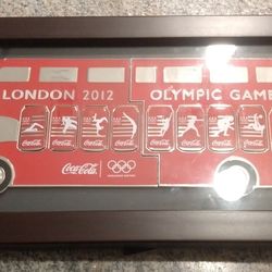 Coca-Cola London Olympic Games 2012 Double Decker Bus Puzzle Pin Set 