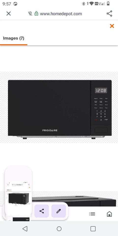 Frigidaire Microwave $25