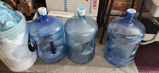 3 × 5 Gallon Water Bottles