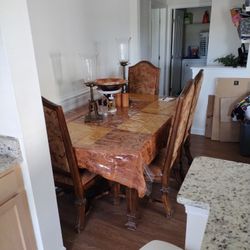 Formal Dining Table W/4 Chairs