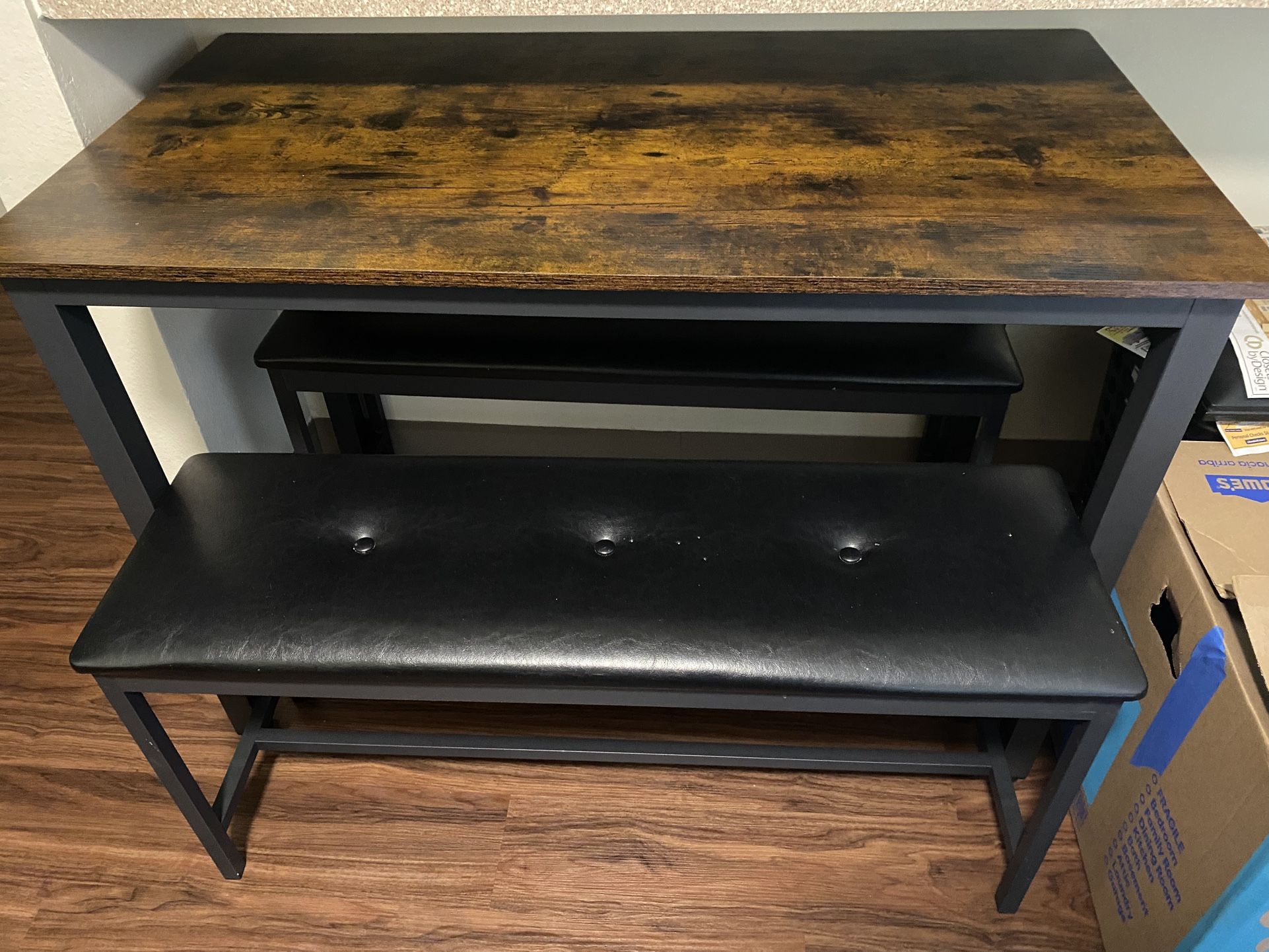 2 Bench Kitchen Table