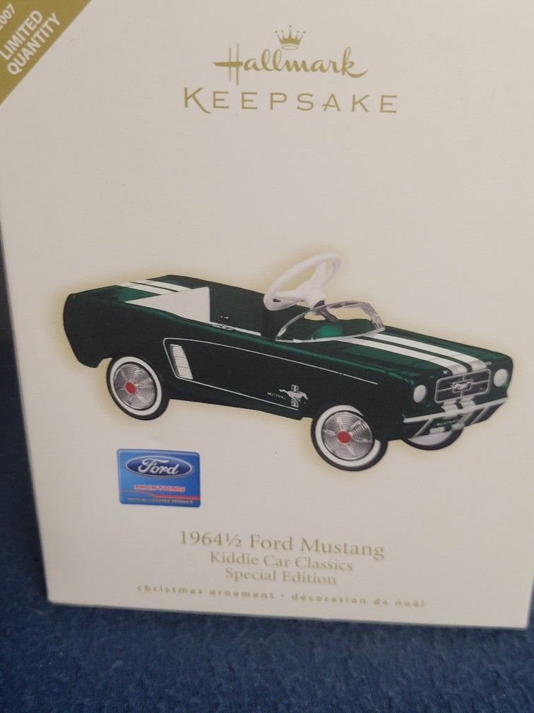 Hallmark 1964 1/2 Ford Mustang Ornament