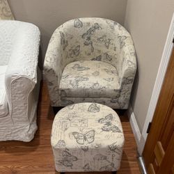 Chair &  Ottoman 