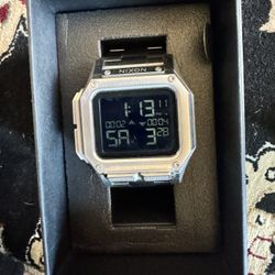 Silver Nixon Watch