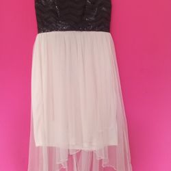 Brand New With Out Tags Chevron Sequin Dress Black/Dusty Rose