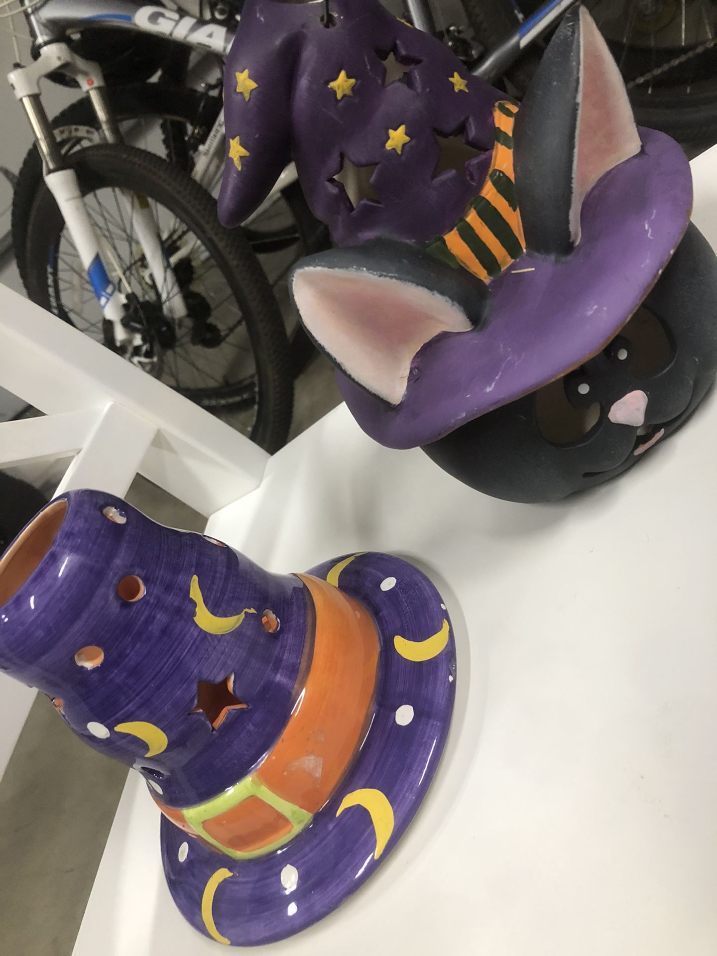 Halloween candle holders