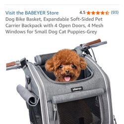Dog Bike Basket