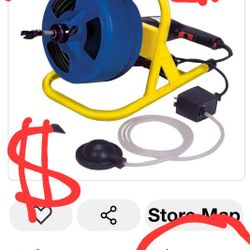 ( NEW in Box)$80 CABLE DRUM DRAIN CLEANING MACHINE