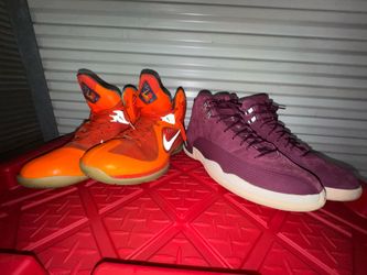 LEBRON 9s Sz10.5 & JORDAN 12s Sz11