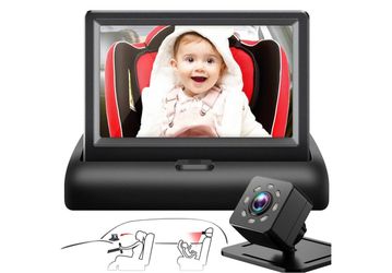 Smart Baby Car Monitor 4.3'' HD Night Vision Rear Facing Car Seat LCD Camera