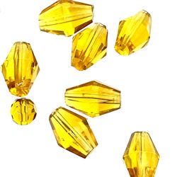 Lot Of Amber Glass Beads 