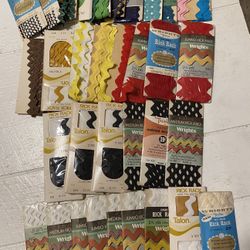 Variety Of Rick Rack For Sewing Or Crafting