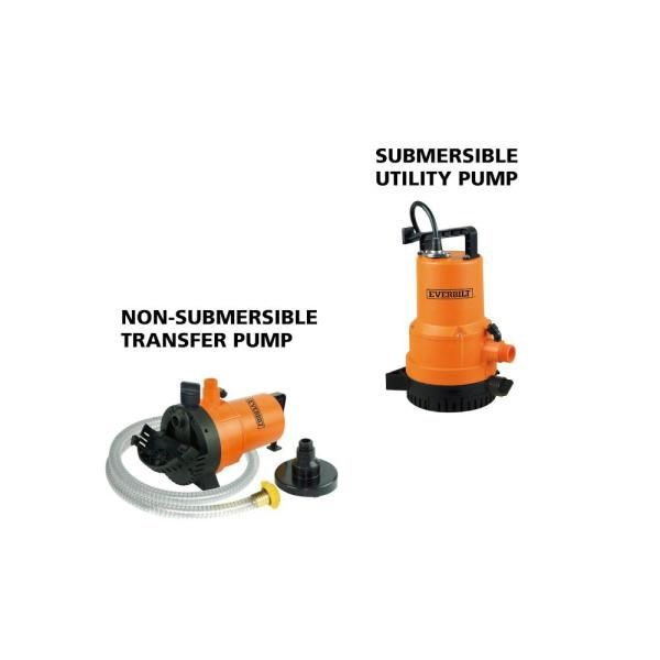 Everbilt 1/4 HP 2-in-1 Utility Pump - UTA02510