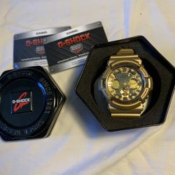 Tactical All Gold G-Shock Watch