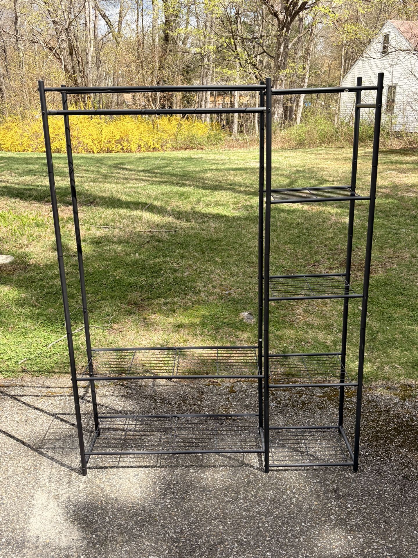 Clothes Rack - Steel Framed Wardrobe