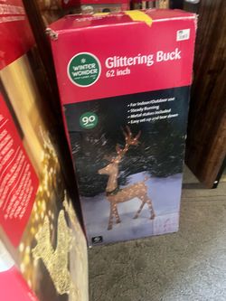 Winter Deer Buck decoration