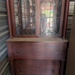 Antique Secretary Cabinet