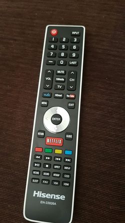 Hisense remote control