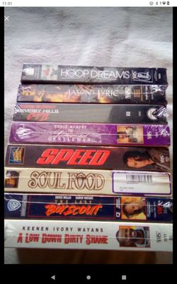 Factory Sealed VHS lot (North Arlington)(READ BEFORE MESSAGE)