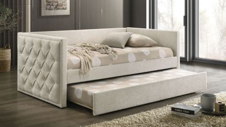 Daybed With Trundle White 